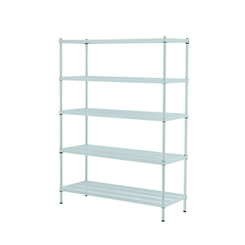 MeshWorks Shelving 5 Tier Sage Green